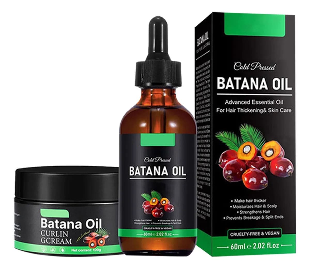 Aceite de Batana & Crema de batana 2x1