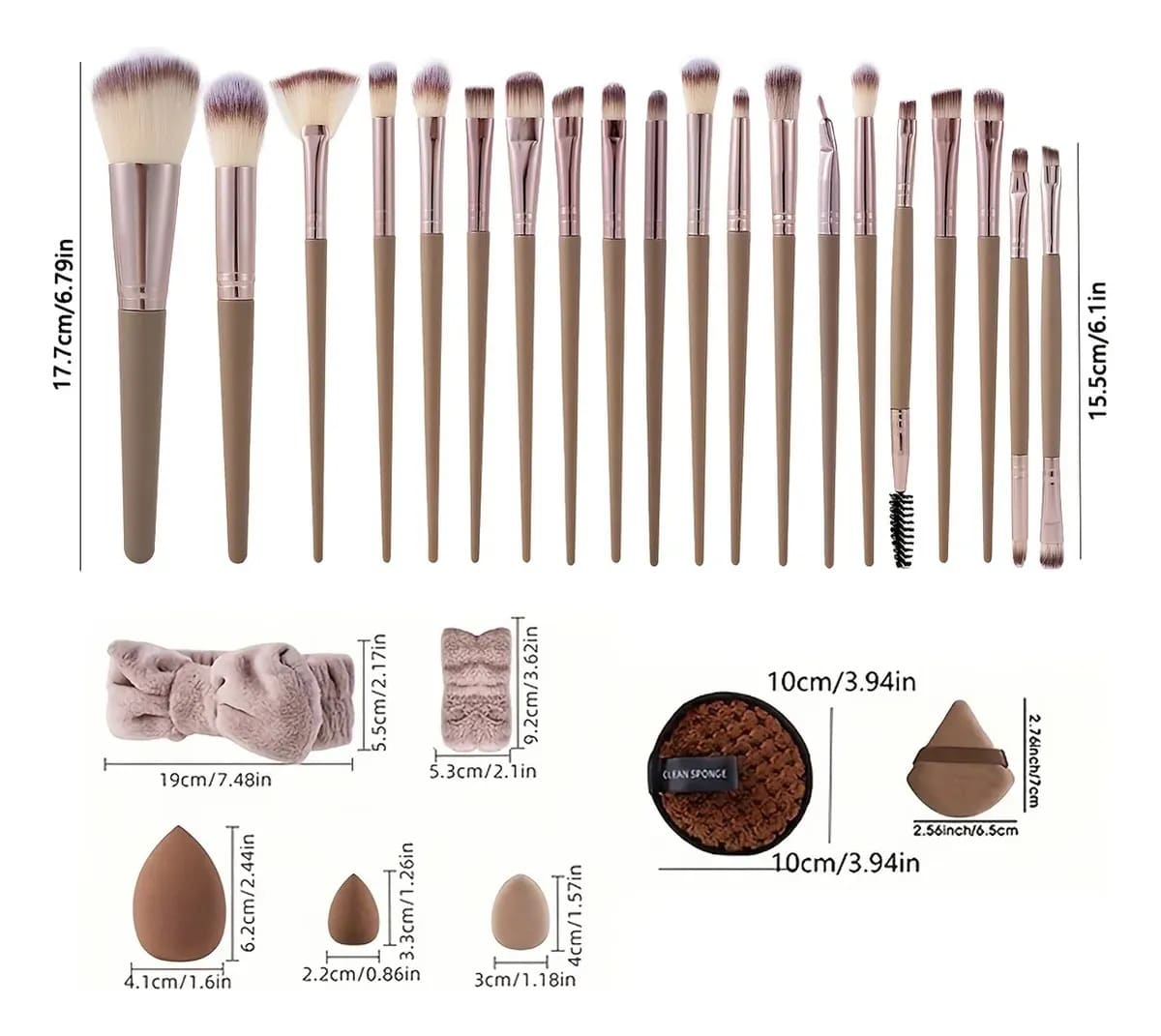 WASHBAG 42 PIEZAS MAQUILLAJE & SKINCARE