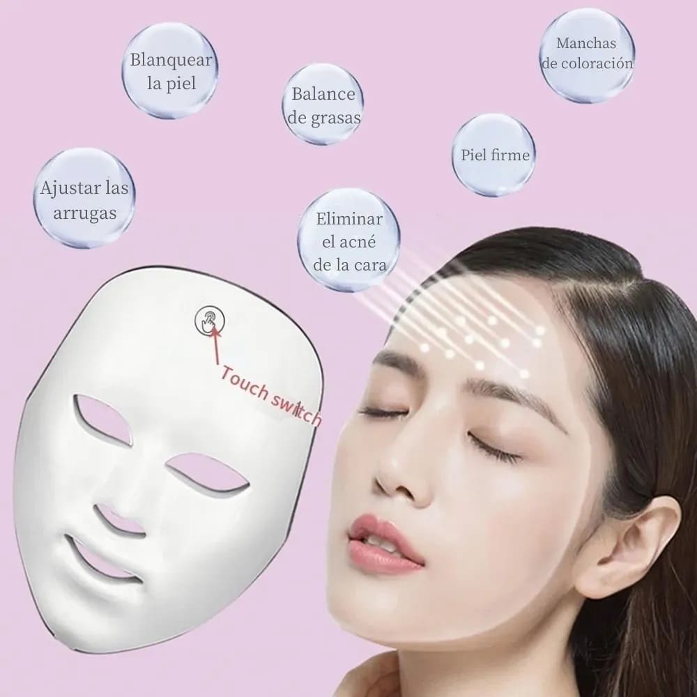 Mascara Led Facial (7 Colores de terapia)