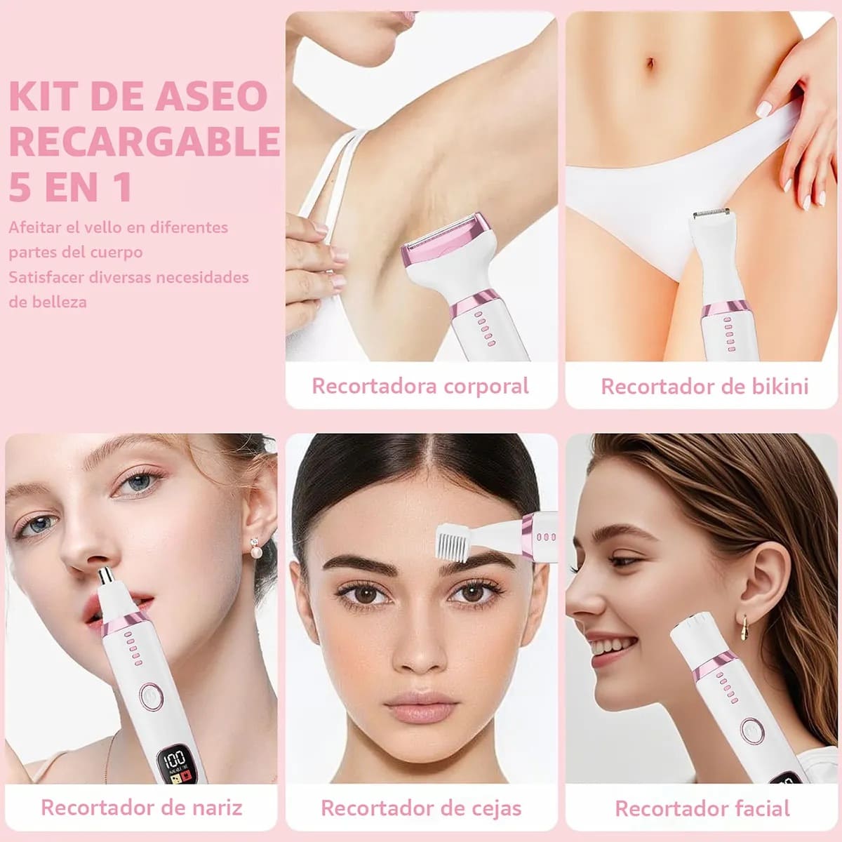 DEPILADORA 5 EN 1