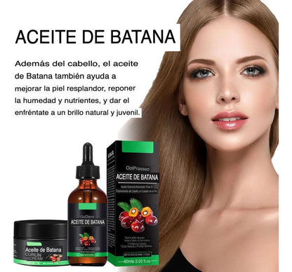 Aceite de Batana & Crema de batana 2x1