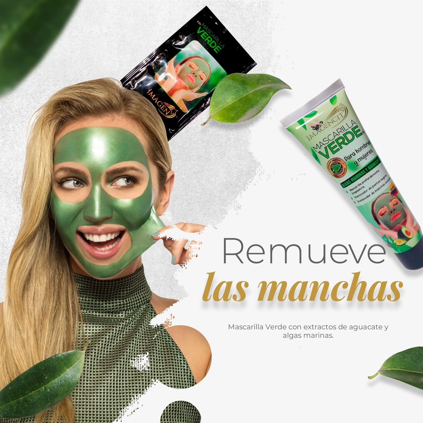 Mascarilla Verde Imagencit 🌿