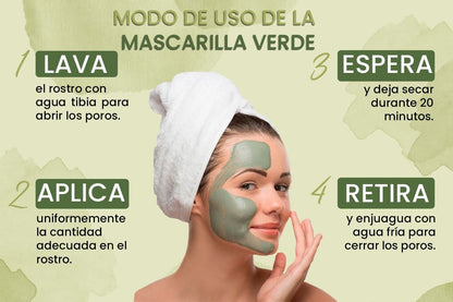 Mascarilla Verde Imagencit 🌿